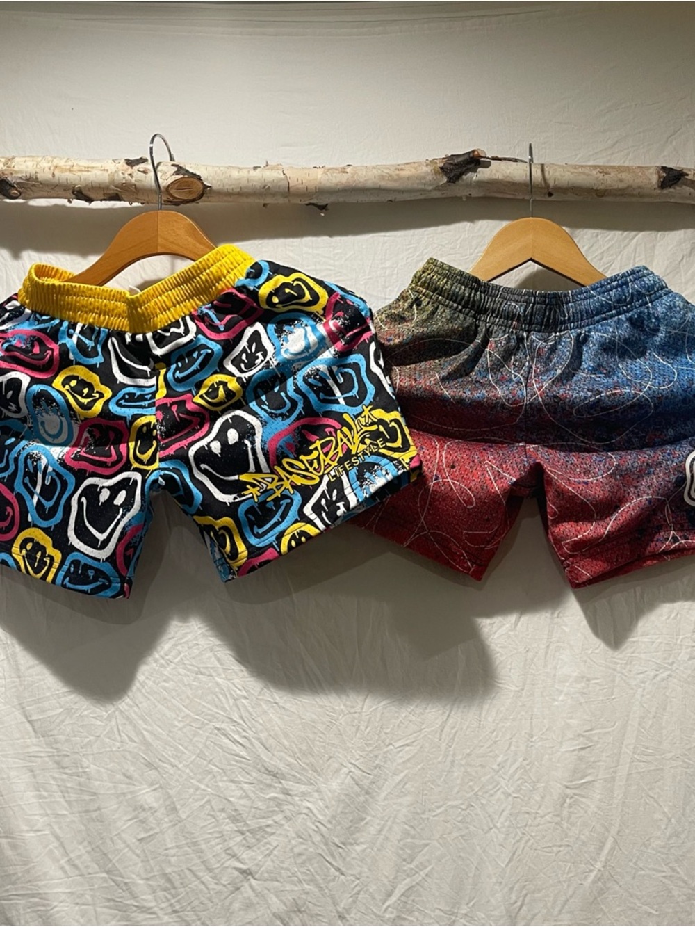 Boys Baseball Lifestyle 101 & Overtime Shorts Set Of Two- 1 YS & 1 YM